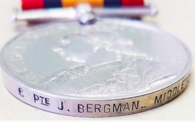 Antique military medal finds its way home